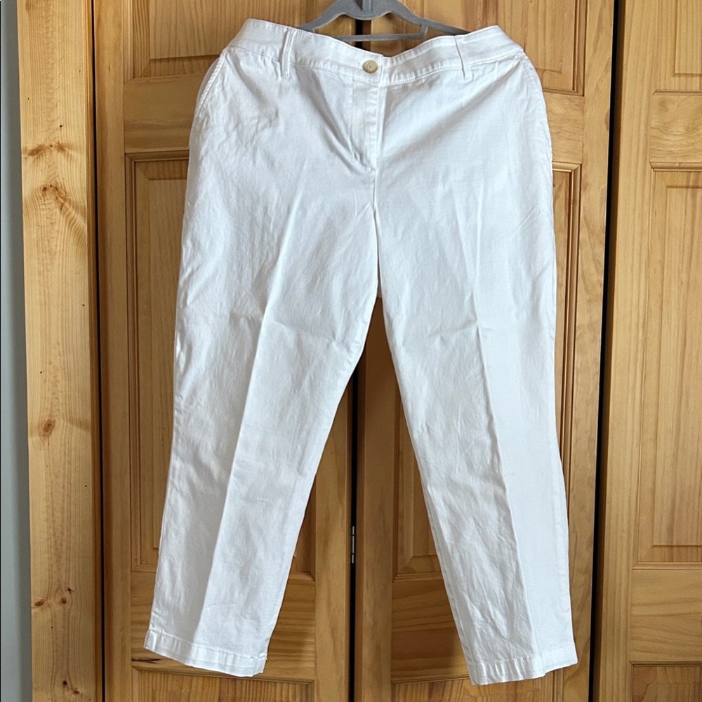 Tommy Bahama Borclay White Ankle Pants